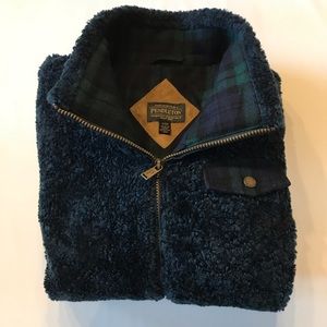Pendleton Fleece fuzzy jacket womens small